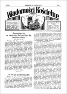 Wiadomości Kościelne : przy kościele św. Jakóba 1930-1931, R. 2, nr 42