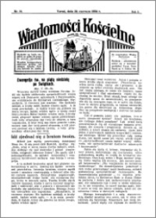 Wiadomości Kościelne : przy kościele św. Jakóba 1933-1934, R. 5, nr 30