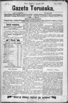 Gazeta Toruńska 1893, R. 27 nr 1