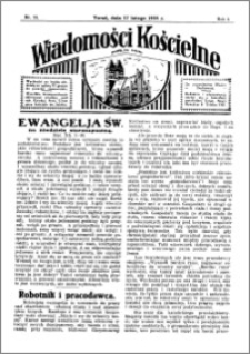 Wiadomości Kościelne : przy kościele św. Jakóba 1934-1935, R. 6, nr 12