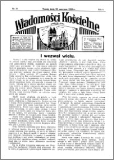 Wiadomości Kościelne : przy kościele św. Jakóba 1934-1935, R. 6, nr 30