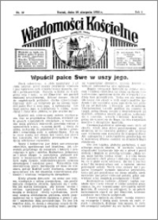 Wiadomości Kościelne : przy kościele św. Jakóba 1934-1935, R. 6, nr 39