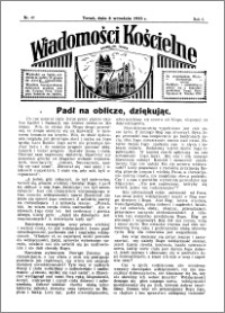 Wiadomości Kościelne : przy kościele św. Jakóba 1934-1935, R. 6, nr 41