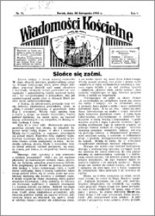 Wiadomości Kościelne : przy kościele św. Jakóba 1934-1935, R. 6, nr 52