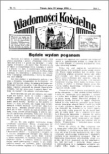 Wiadomości Kościelne : przy kościele św. Jakóba 1935-1936, R. 7, nr 13