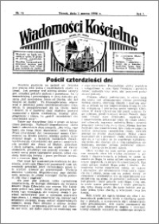 Wiadomości Kościelne : przy kościele św. Jakóba 1935-1936, R. 7, nr 14