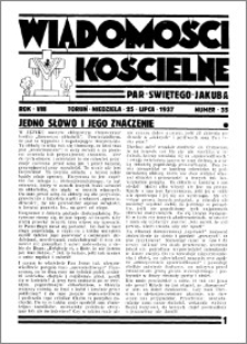 Wiadomości Kościelne : przy kościele św. Jakóba 1936-1937, R. 8, nr 35