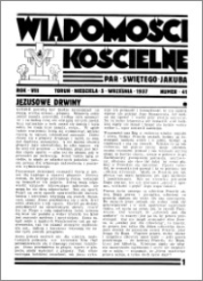 Wiadomości Kościelne : przy kościele św. Jakóba 1936-1937, R. 8, nr 41