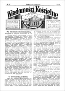 Wiadomości Kościelne : przy kościele Toruń-Mokre 1930-1931, R. 2, nr 10