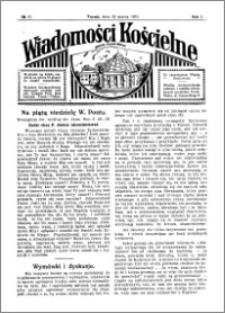 Wiadomości Kościelne : przy kościele Toruń-Mokre 1930-1931, R. 2, nr 17