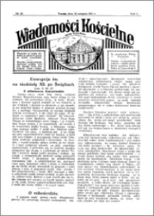 Wiadomości Kościelne : przy kościele Toruń-Mokre 1930-1931, R. 2, nr 38