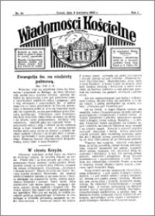 Wiadomości Kościelne : przy kościele Toruń-Mokre 1932-1933, R. 4, nr 20