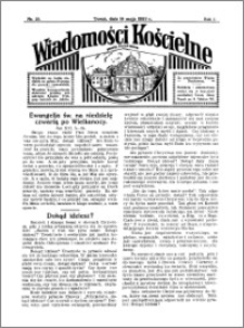 Wiadomości Kościelne : przy kościele Toruń-Mokre 1932-1933, R. 4, nr 25