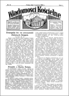 Wiadomości Kościelne : przy kościele Toruń-Mokre 1932-1933, R. 4, nr 28