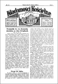 Wiadomości Kościelne : przy kościele Toruń-Mokre 1932-1933, R. 4, nr 40