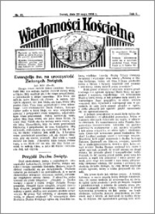 Wiadomości Kościelne : przy kościele Toruń-Mokre 1933-1934, R. 5, nr 25