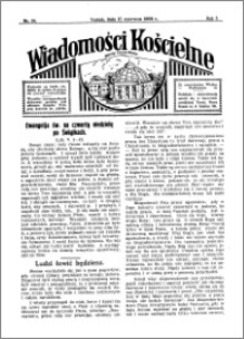 Wiadomości Kościelne : przy kościele Toruń-Mokre 1933-1934, R. 5, nr 29