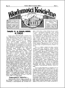 Wiadomości Kościelne : przy kościele Toruń-Mokre 1933-1934, R. 5, nr 37