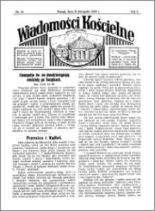 Wiadomości Kościelne : przy kościele Toruń-Mokre 1933-1934, R. 5, nr 50