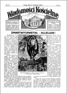 Wiadomości Kościelne : przy kościele Toruń-Mokre 1934-1935, R. 6, nr 21