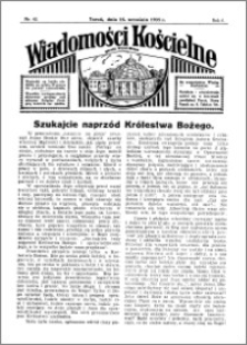 Wiadomości Kościelne : przy kościele Toruń-Mokre 1934-1935, R. 6, nr 42