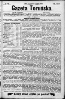 Gazeta Toruńska 1893, R. 27 nr 186