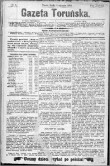 Gazeta Toruńska 1894, R. 28 nr 1