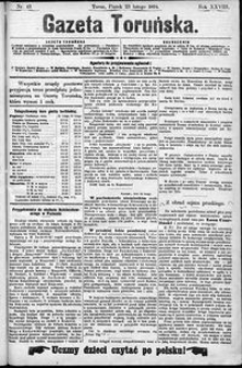 Gazeta Toruńska 1894, R. 28 nr 43