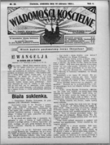 Wiadomości Kościelne : (gazeta kościelna) : dla parafij dekanatu chełmżyńskiego 1932, R. 4, nr 25