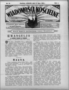 Wiadomości Kościelne : (gazeta kościelna) : dla parafij dekanatu chełmżyńskiego 1932, R. 4, nr 31