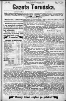 Gazeta Toruńska 1894, R. 28 nr 145