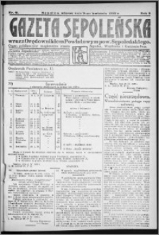 Gazeta Sępoleńska 1929, R. 3, nr 41