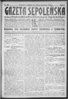 Gazeta Sępoleńska 1929, R. 3, nr 49
