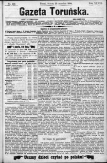 Gazeta Toruńska 1894, R. 28 nr 225