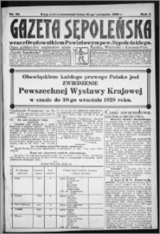 Gazeta Sępoleńska 1929, R. 3, nr 94