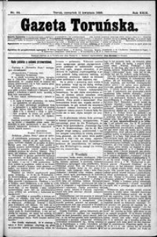 Gazeta Toruńska 1895, R. 29 nr 84