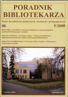 Poradnik Bibliotekarza 2008, nr 5