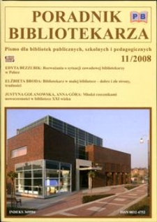 Poradnik Bibliotekarza 2008, nr 11