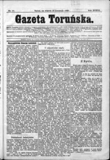 Gazeta Toruńska 1899, R. 33 nr 87