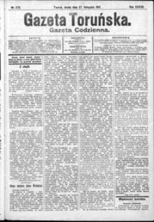 Gazeta Toruńska 1901, R. 35 nr 273