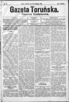 Gazeta Toruńska 1902, R. 38 nr 91