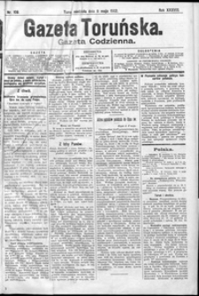 Gazeta Toruńska 1902, R. 38 nr 108 + dodatek