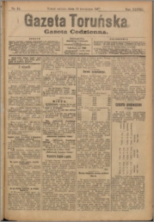 Gazeta Toruńska 1907, R. 43 nr 84