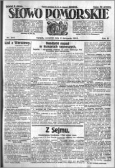 Słowo Pomorskie 1924.11.06 R.4 nr 258