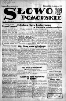 Słowo Pomorskie 1933.10.19 R.13 nr 241