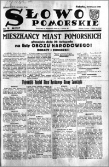 Słowo Pomorskie 1933.11.25 R.13 nr 272