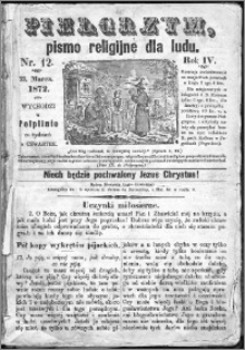 Pielgrzym, pismo religijne dla ludu 1872 nr 12