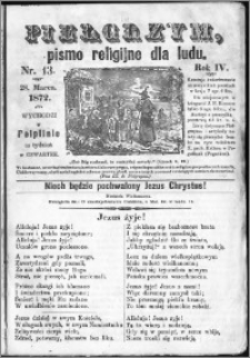 Pielgrzym, pismo religijne dla ludu 1872 nr 13