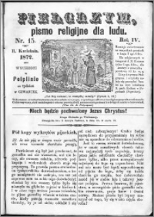 Pielgrzym, pismo religijne dla ludu 1872 nr 15