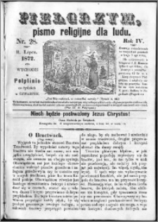 Pielgrzym, pismo religijne dla ludu 1872 nr 28